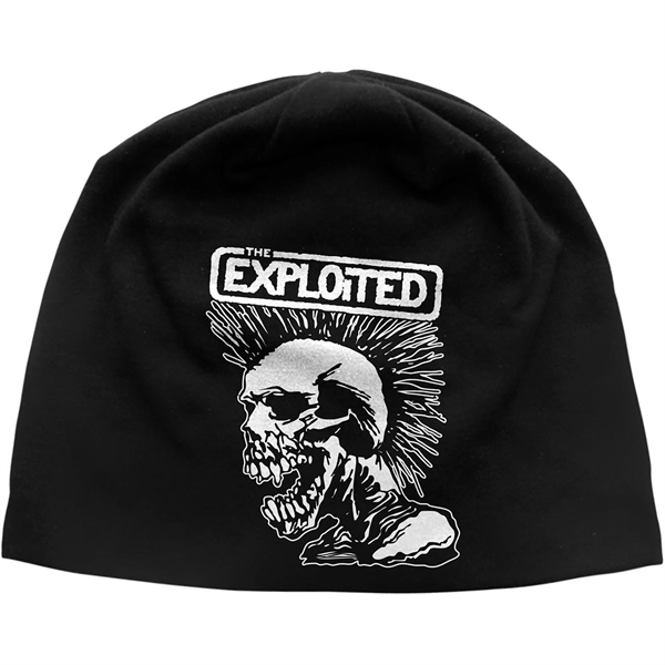 Exploited - Mohican Skull, Beanie M�tze