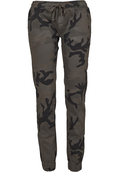 Urban Classics - Ladies Camo, Girl-Hose
