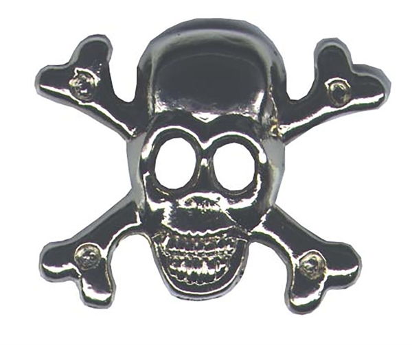 Totenkopf - Nieten, 10 Stk.