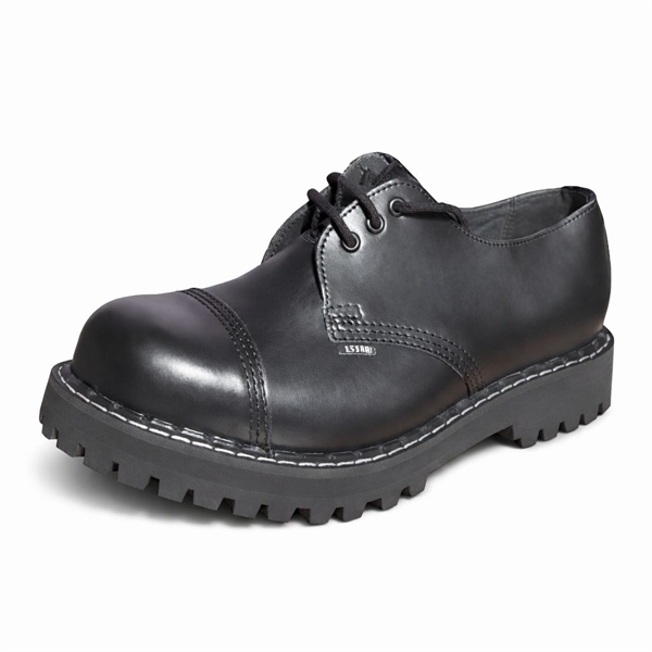 Steel - Full Black, 3-Loch Boots