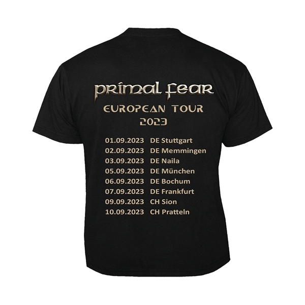 PRIMAL FEAR - Code red Tour 2023, T-Shirt