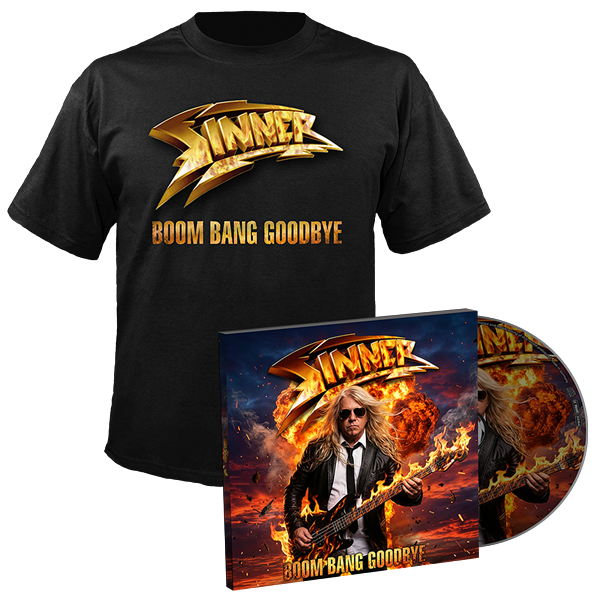 SINNER - Boom Bang Goodbye, CD-Bundle
