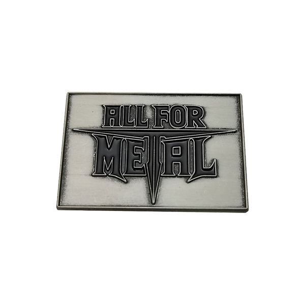ALL FOR METAL - Logo, Metal Pin