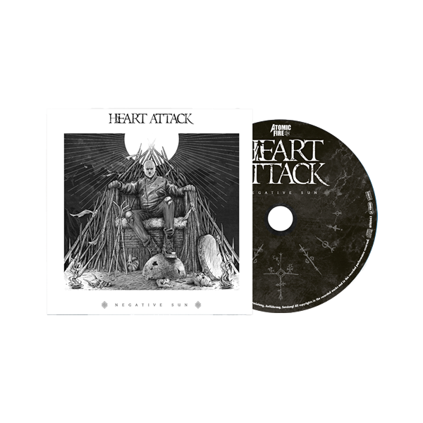 HEART ATTACK - Negative sun, CD-Digi