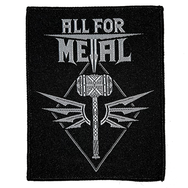 ALL FOR METAL - Hammer, Patch
