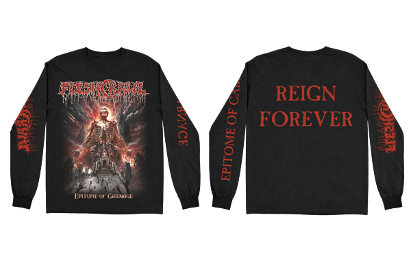 FLESHCRAWL - Epitome Of Carnage, Longsleeve