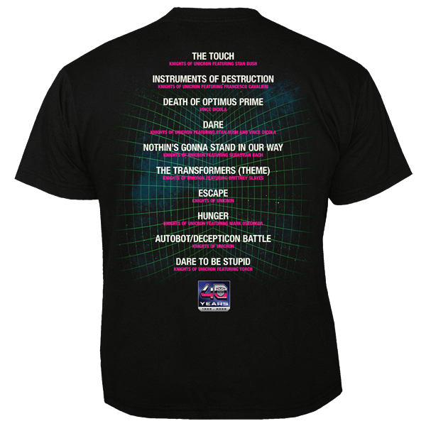 Transformers - The Transformers, The Movie Soundtrack: The Reformatted Version, T-Shirt