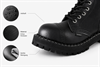 Steel - Full Black, 10-Loch Boots