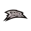 SINNER - Logo - Cut Out, Patch