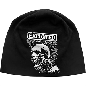 Exploited - Mohican Skull, Beanie M�tze