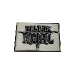 ALL FOR METAL - Logo, Metal Pin