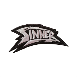 SINNER - Logo - Cut Out, Patch
