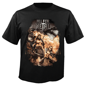 ALL FOR METAL - Album Cover, T-Shirt
